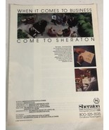 1985 Sheraton Hotel Boston Vintage Print Ad Advertisement pa14 - $10.92 CAD