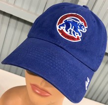Chicago Cubs Womens Blue Sequined MLB Strapback Baseball Cap Hat - £11.42 GBP