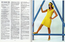 Vintage Spotlights to Knit or Crochet Pattern Book Womens MCM Fashion 60s DIY - £25.90 GBP
