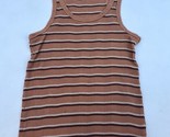 Aerie Womens Brown  Striped Tank Size Large - $12.86