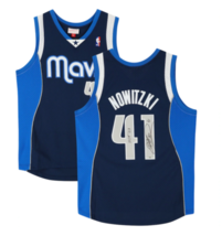 Dirk Nowitzki Autographed &quot;HOF 23&quot; Mavericks 2010 Blue Nike Jersey Fanatics - £517.00 GBP