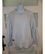 Simply Southern Grayish Blue Cold Shoulder Knit Crew Neck Sweater Size S... - £16.63 GBP