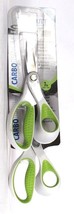 2 Ct Westcott Heavy Carbo Titanium Blades 7&quot; Scissors Boxes Plastics Fab... - $31.99