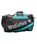 Vintage Teal, Purple &amp; Black Adidas Gym Duffle Bag Art No: 41421 9105 - $1,843.03 MXN