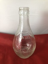 VTG Orangina Soda 24cl Soda Pop Bottle Glass Raised Letter Embossed 64 - £23.58 GBP