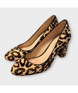 LOUISE ET CIE Leopard Print Calf Hair Almond Toe Heels Size 6.5 - €33,40 EUR