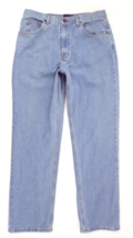 Saddlebred Men&#39;s Jeans 33x33 Straight Leg Light Blue 100% Cotton - $11.34