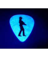 Alan Jackson Yee Haw Silhouette White Pearl Concert Tour Authentic Guita... - $49.49