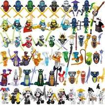 56pcs Mini Niinja Motorcycle Action Figures Building Blocks Toys  - $48.99