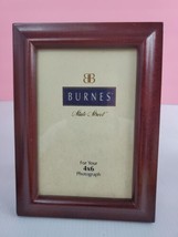 Burnes Brown Wood 4x6 Picture Frame #25 - $7.99