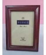 Burnes Brown Wood 4x6 Picture Frame #25 - £6.25 GBP