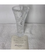 Lenox Fine Crystal Vases 6” Pinwheel Star Fan Flower Design Made In USA - $370.49 MXN