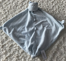 Angel Dear Boys Blue Fleece HIPPO Lovey Security Blanket Toy Soft - $12.25