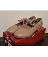 Capezio N625 Jr. Tyette Carmel Tap Dance Shoe Teletone Tan NEW - $569.25 MXN