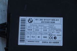 08 BMW 650i ECU ECM DME CAS3 Ignition Switch Fob SET 7-582-306 image 5