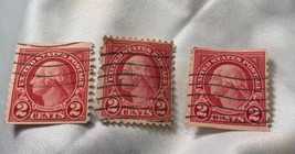 George  Washington Three Red Two Cent Very Rare  1900s - $74.76