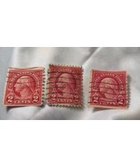 George  Washington Three Red Two Cent Very Rare  1900s - $74.76
