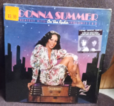 DONNA SUMMER Greatest Hits OnThe Radio Volumes 1 &amp; 2 Double LP W/Shrink &amp; Poster - £23.88 GBP