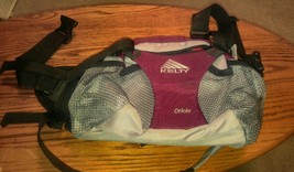 Kelty Oriole Maroon Red Grey Nylon Hike Travel Hipster Pocket Cargo Fann... - $29.99