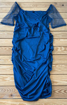 shein curve NWOT women’s ruched mini dress size 3XL teal E11 - £11.13 GBP