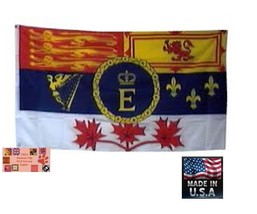 Royal Standard Canada Arms Heavy Duty In/outdoor Super-Poly Flag Banner*Usa Made - £11.00 GBP
