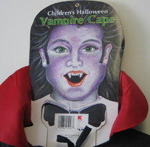 Child&#39;s Vampire Cape Halloween Costume NEW UNUSED - $3.99