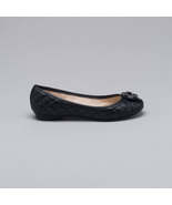 Capodarte Round Toe Quilted Leather Classic Ballet Flats - £78.36 GBP
