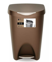 Wastebasket 13-Gal 25-1/2&#39;&#39; H x 17&#39;&#39; W x 13&#39;&#39; D Plastic Bronze, Umbra 08... - $552.96 MXN