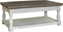 Signature Design by Ashley Havalance Farmhouse Lift Top Coffee Table wit... - £494.50 GBP