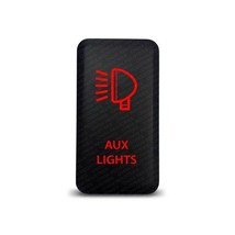 CH4x4 Toyota Push Switch Auxiliary Lights Symbol - Red LED - £17.07 GBP