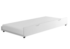 Mia Bunk Bed Trundle in White - £193.05 GBP