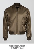 J Brand Jeans x Antoni The Bomber Jacket in Tuscan Kale ( M ) - £175.19 GBP