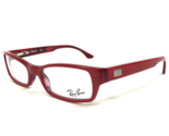 Ray-Ban Eyeglasses Frames RX5068 2090 Red Clear Purple Marble Cat Eye 50... - £55.35 GBP