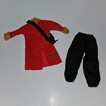 VTG 1993 Disney Pirates of Caribbean Captain Jacket Pants Doll Clothes READ - $14.80