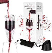 Wine Decanter Aerator for Red Wine White Wine Decanter Set with Portable... - £15.17 GBP