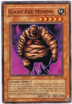 Yu Gi Oh Konami Trading Card Giant Axe Mummy - $0.68