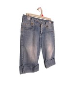 INWEAR Light Wash Cuffed Bermuda Shorts Casual Summer Modest Denim Size 4 - $8.56