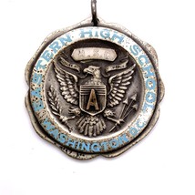 Antique Signed Dieges &amp; Clust Sterling Silver Eastern High Washington DC Medal - £67.01 GBP