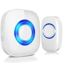 Wireless Doorbell - Waterproof Doorbell Chime Kits With 1 Transmitter+1 ... - $19.99