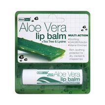 Optima Aloe Vera Sun Protect Lip Balm Tea-Tree 4 g  - $8.00