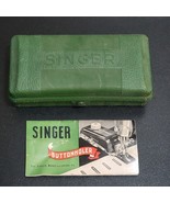Vintage Singer Buttonholer 160506 With Original Case and 4 Templates Mad... - $35.98 CAD