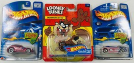 Hot Wheels Lot of 3 Tasmanian Devil, 2002 Chrysler Pronto #079, 2002 Deo... - £11.72 GBP