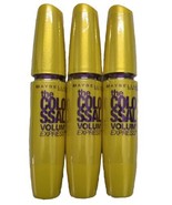 Pack Of 3 Maybelline Volum Express The Colossal Mascara CLASSIC BLACK Ne... - $21.75