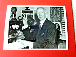 1942  CONNIE  MACK  80th  BIRTHDAY  AUTHENTICATED   8 X 6 &quot;  ACME  PHOTO... - £39.27 GBP