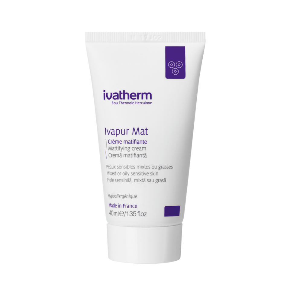 Ivatherm Ivapur Mat Matiffying Cream for Sensitive, Mixed or Oily Skin 40ml - $33.74