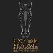 Horse Be With You Black T Shirt Unisex S M L Xl 2XL Free Ship Usa - £17.84 GBP