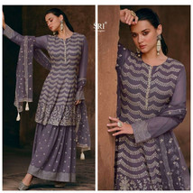 Ready To Wear Salwar Suit Set, Punjabi Peplum Style Top Bottom with Dupatta, Fes - £95.69 GBP