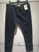 Topman Blue Stretch Skinny Jeans size W38/L32 UK new - $26.99
