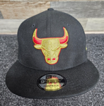 Chicago Bulls New Era Gold on Team Snapback “Chinese New Year” - Rare! - £30.39 GBP