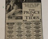 The Prince Of Tides Vintage Movie Print Ad  Nick Nolte Barbara Streisand... - $5.93